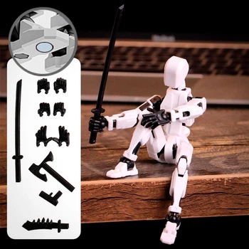 Подвижная фигурка Cyber Doll Белый с магнитами