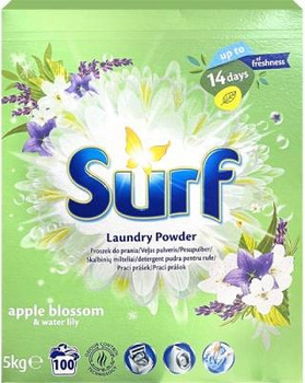 Універсальний пральний порошок Surf Яблуневий цвіт та водяна лілія 5 кг (8886467018770)