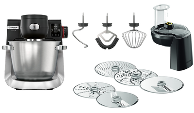 Кухонна машина Bosch Серія 6 ​​з вагами MUMS6ZS00 + Набір аксесуарів Bosch VeggieLove Plus MUZS68VL (комплект)