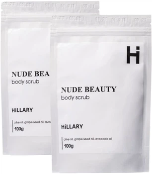 Упаковка скрабов для тела Hillary Duo Nude Beauty Body Scrub 100 г х 2 шт (2314977901016)