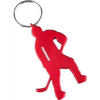 Брелок-открывашка Munkees 3497 Icehockey Player Red (1012-3497-RD)