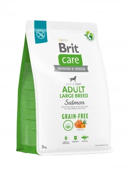 Сухой беззерновой корм Brit Care Dog Grain-free Adult Large Breed для собак крупных пород с лососем 3 кг