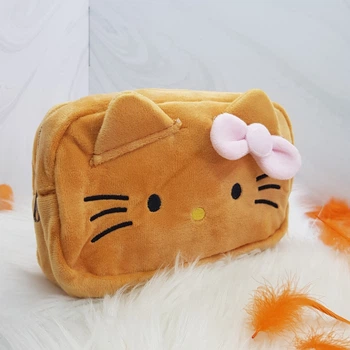 Пенал, Хеллоу Кітті, Hello Kitty, коричневый, 22 см