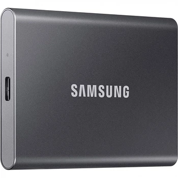 Внешний SSD накопитель 1 TB Samsung T7 Titan Gray (MU-PC1T0T/WW)