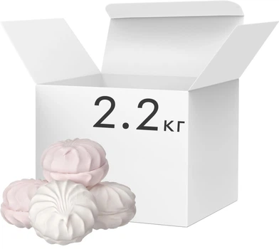 Зефір Богуславна Біло-рожевий 2.2 кг (4820027892664/4820027891810