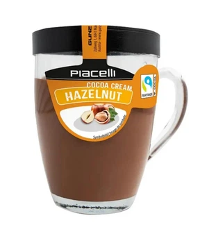 Шоколадна горіхова паста в чашці Piacelli Hazelnut Nouga Cream 300 г