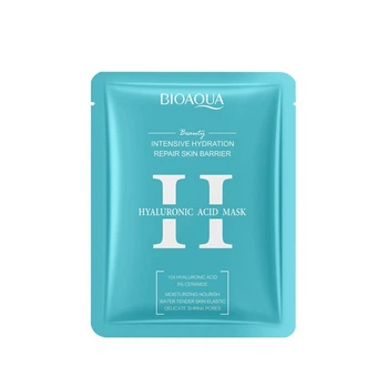 Тканевая маска с гиалуроновой кислотой и керамидами BIOAQUA Hyaluronic Acid 25г