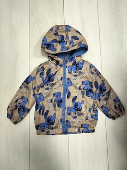 Куртка вітрівка бежево-синя Stitch Disney baby 80см (400010800)