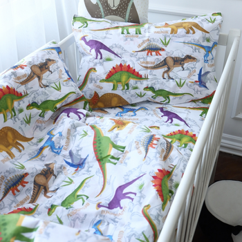 Комплект постільної білизни в ліжечко дитячий Mirson 110 x 140 см Kids Time 17-0022 Onofre Бязь (2200008477936)