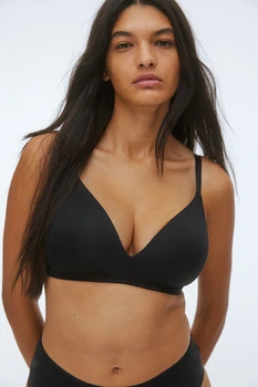 Бюстгальтер без кісточки H&M 271182043 80D Чорний