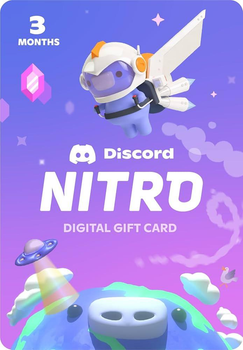 Discord Nitro 3 месяца + 2 Boost (только для аккаунтов, на которых ранее не было Nitro!)