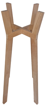 Підставка для вазонів WoodDecor косонога висока бук 210x880x500 мм без покриття