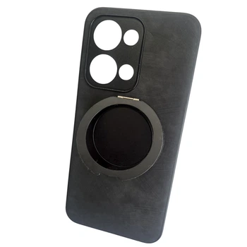 Чохол Velvet Magnetic Ring Case для Oppo Reno 13 5G black