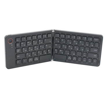 Портативная складная мини Bluetooth-клавиатура B023 для Android, IOS (eng/ru) Black (9936)