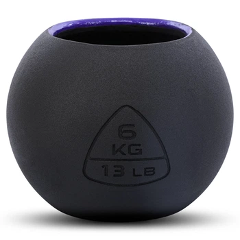 Гиря-колокол чугунная окрашенная черная BALL BELL LiveUp LP8047-13LB 6кг (чугун)