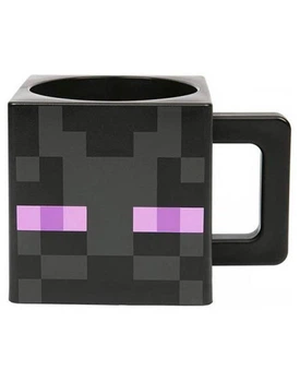 Кружка JINX Minecraft Enderman Plastic Mug-N A-Black Чорна