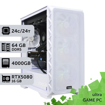 Игровой компьютер GamePC Ultra #443 Core Ultra 9 285K/64 GB/SSD 4TB/GeForce RTX 5080 16GB сборка для киберспорта современных игр стрима