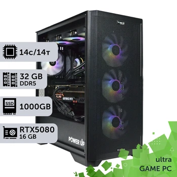Игровой компьютер GamePC Ultra #444 Core Ultra 5 245KF/32 GB/SSD 1TB/GeForce RTX 5080 16GB сборка для киберспорта современных игр стрима