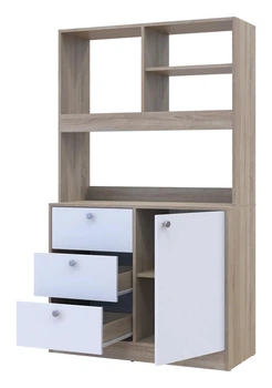 Кухня Doros Лея мини Дуб сонома + Белый 100х43х171 см
