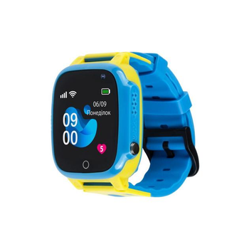 Смарт-часы AmiGo GO008 GLORY GPS WIFI Blue/Yellow
