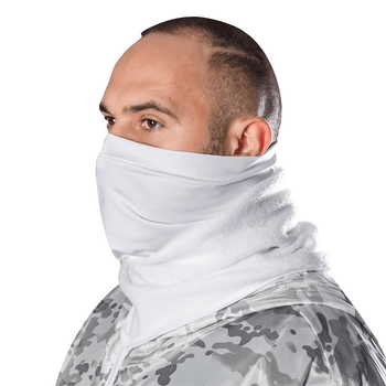 Шарф-труба WarmFlex . Fleece SJ Білий