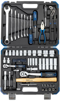 Набор инструментов Scheppach 1/4'', 1/2'' (6 гр.) 74 предмета (SCH-4742-5)