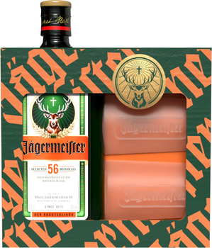 Ликер Jägermeister 0.7 л 35% + 2 Рюмки 40 мл (4067700013019J)