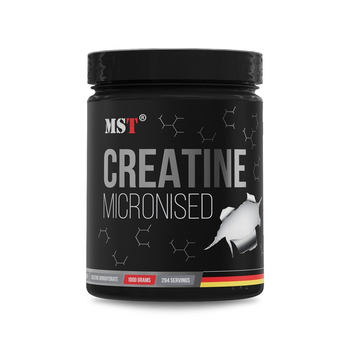Креатин моногідрат MST Creatine Micronized, 1 кг для підтримки м'язового росту