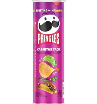 Чипсы Pringles Carnitas Taco Potato Crisps 156 г
