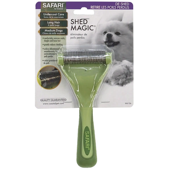 Дешеддер для середньої та довгої шерсті собак Safari Shed Magic шед меджик, Medium