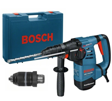 Сетевой перфоратор Bosch GBH 3-28 DFR Professional (SDS+, 800 Вт, 3.2 Дж) быстросъемный патрон + кейс (25406)