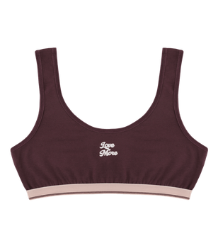 Подростковый топ с надписью Sweet Lady на широких бретельках - Donella - 6071PB30 - 152-158 см - Бордовый