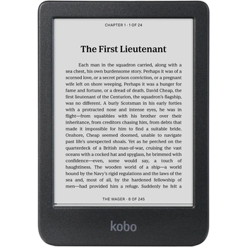 Електронна книга 6" Kobo Clara Colour / 16ГБ / Wi-Fi / Bluetooth / E-ink сенсорний екран 1448 x 1072 / Чорна Б/В k1