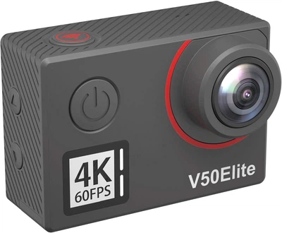 Экшн-камера AKASO V50 Elite / 20Мп / 4K / 60fps / Wi-Fi / Влагозащищенная / Черная Б/В