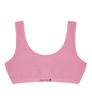 Подростковый топ с надписью на широких бретельках - Donella - 6071PB74 - 152-158 см - Розовый