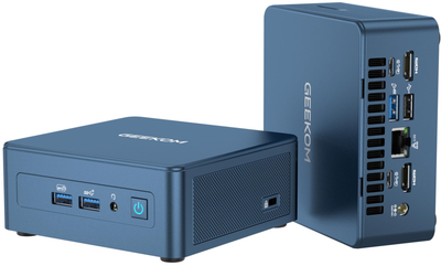 Міні ПК GEEKOM Mini IT13 / Intel i9-13900H / RAM 32GB / SSD 512GB / 2 x HDMI / LAN / Wi-Fi 6E / Bluetooth 5.2 / Windows 11 / Grey