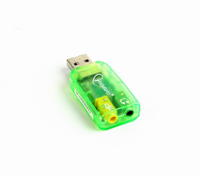 Звукова карта Gembird SC-USB-01 Green ( зелений )