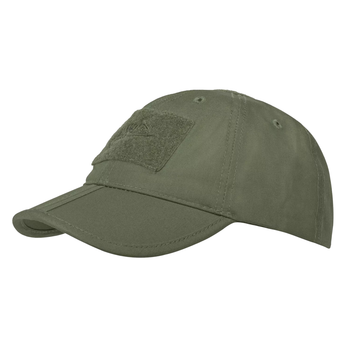 Бейсболка Helikon Folding PolyCotton Rip-Stop - Olive Green