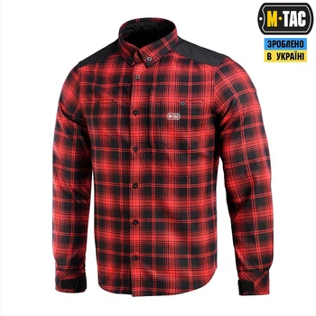 Рубашка M-Tac Redneck Shirt Red/Black Размер L/R