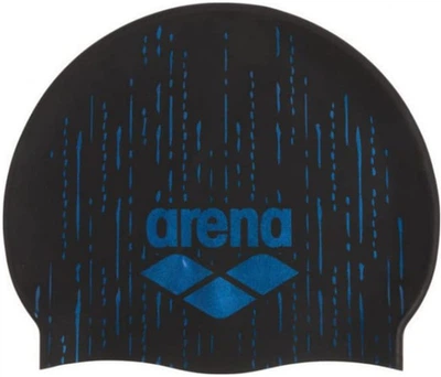 Шапочка для плавания Arena SHINE CAP 009386-202 Черная (3468337516538)
