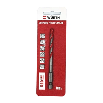 Сверло универсальное Wurth Red Line 1641201012 10*120 мм
