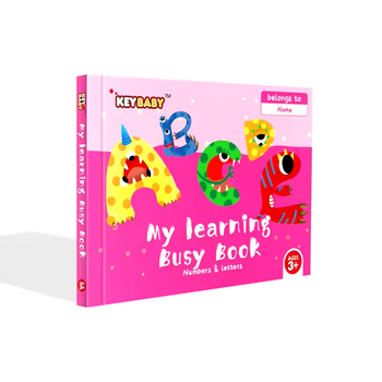 Розвиваюча книга Busy Book Монтессорі з липучками Keybaby Letters (JDT-0846038)
