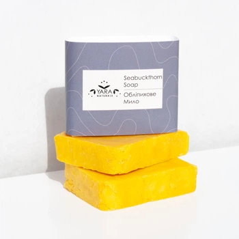 Натуральне мило ручної роботи з Карпат YARA NATURALS - ОБЛІПИХОВЕ з маслом ши 100 г