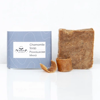 Натуральне мило скраб ручної роботи з Карпат YARA NATURALS - РОМАШКА з медом 100 г