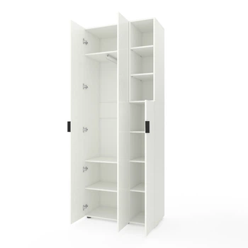 Шкаф Metkas Home A003R 900x420x2300 ЛДСП Белый Снег