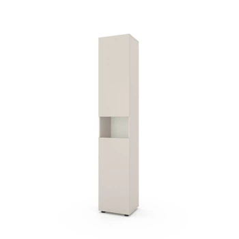 Пенал Metkas Home B003U 400x350x2130 ЛДСП Кашемір - Білий Сніг