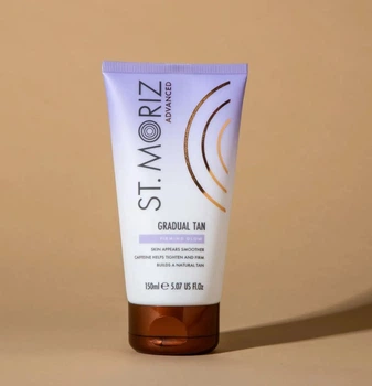 Лосьон для улучшения качества кожи с эффектом автозагара St.Moriz Advanced Firming Gradual Tan Lotion, 150 мл