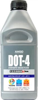 Гальмівна рідина XADO DOT-4 cинтетична 1 л (ХА 53803)
