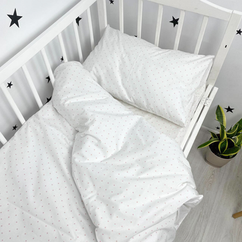 Дитяча постільна білизна для ліжка 160х80 см Oh My Kids "Simple Dots"