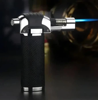 Портативний міні пальник з п'єзопідпалом 9960 Refillable Butane Child Resistant Чорний (VS7007125)